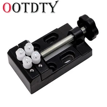 OOTDTY Щековая скамейка зажим сверлильный пресс тиски открытие параллельный стол тиски поделки, скульптура ремесло