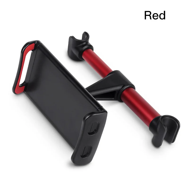 PZOZ Автомобильный держатель для ipad, крепление на заднее сиденье, 360 градусов, для iphone X 8, 7 mi ni Air, SAMSUNG, Xiaomi mi, планшет, телефон, подголовник, подставка - Цвет: Red