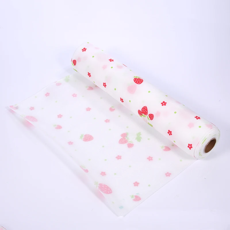 

1 Roll Berries Cabinet Drawer Paper Waterproof Thickening Anti-bacterial Anti-moisture Deodorant Cabinet Sticker Home Decoration