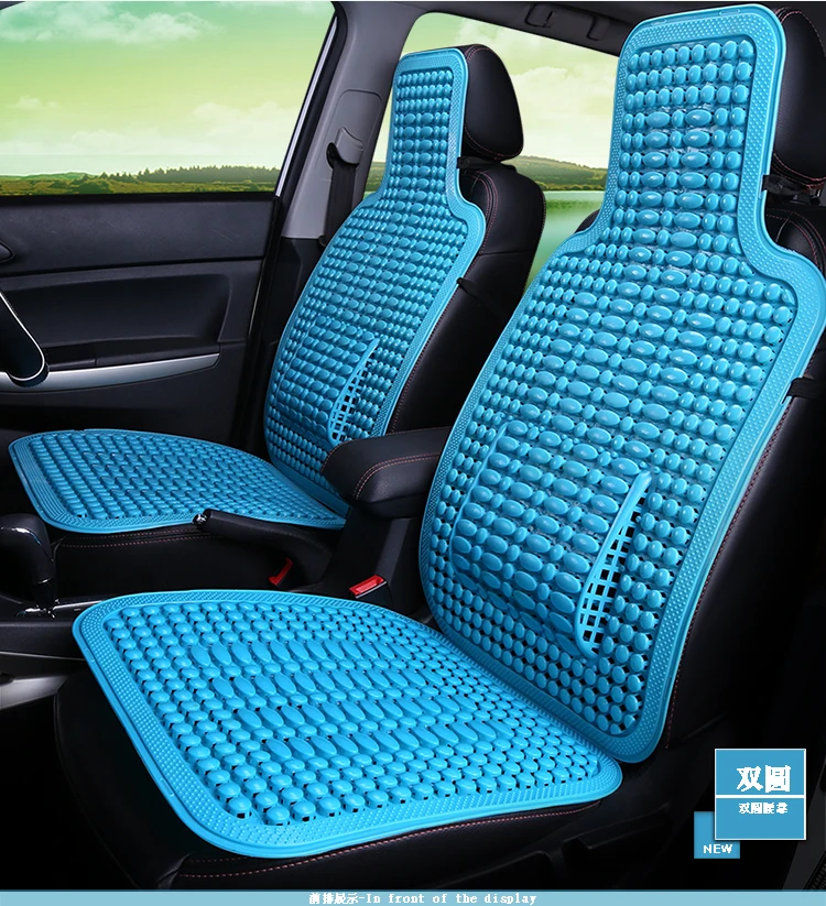 Summer Plastic Breathable Cool Car Chinese knot elements Seat Cushion Auto Minibus Home Chair Cover