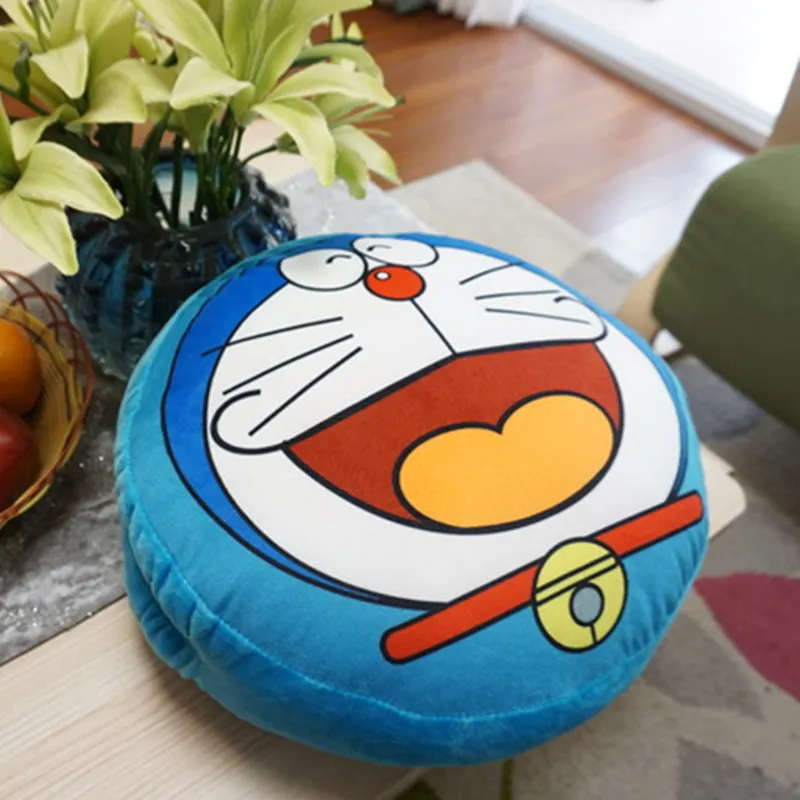 1pc Kawaii Plush Doraemon Hand Warmer Laugh Tongue Thrust 2 Kinds Of Expressions Doraemon Toys Birthday Gifts