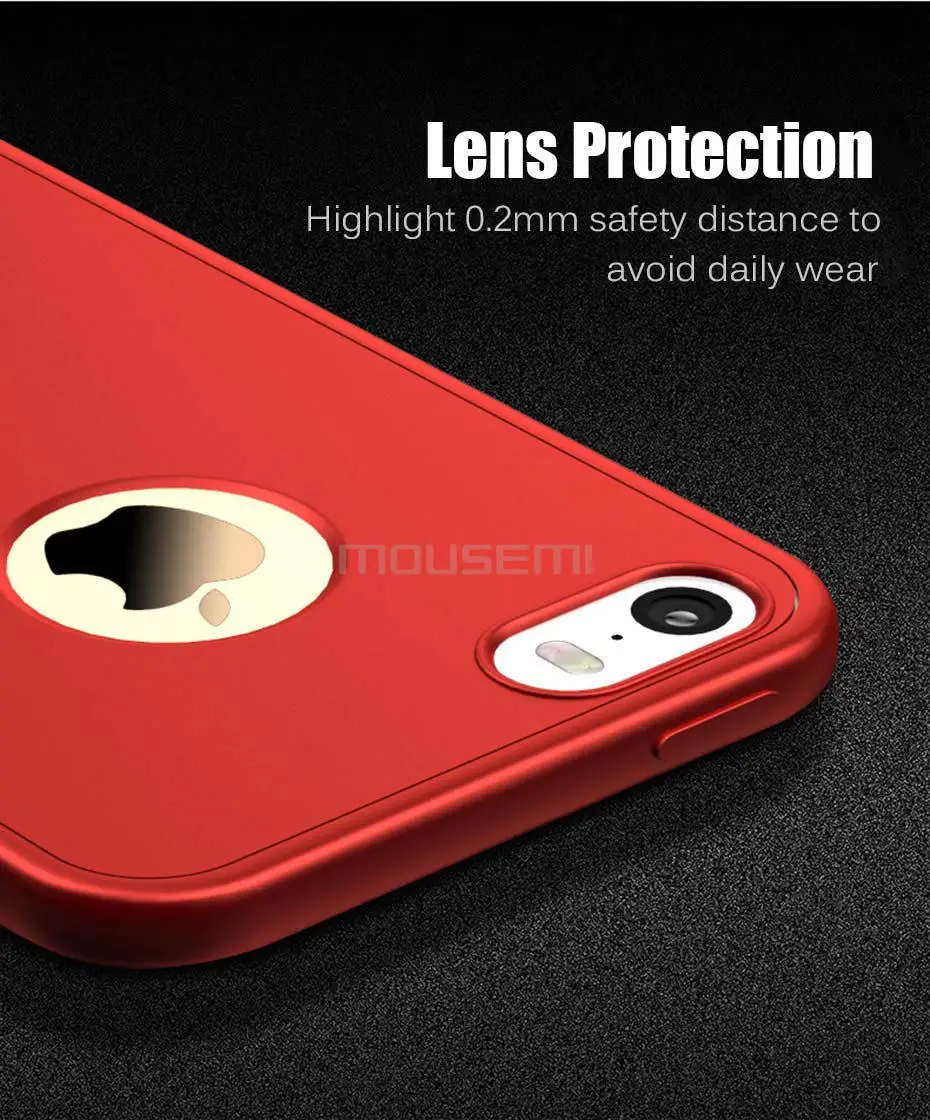 MOUSEMI For iPhone 6 6s 8 Plus Coque Phone Cases Silicone TPU Luxury Protection 360 Degree Full Body Cover Cases For iPhone 7 X (10)