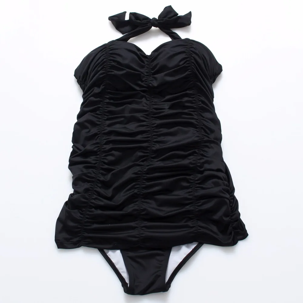 2017 swimwear one piece plus size striped swimsuit bodysuits women