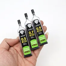 6 шт./Партия набор механических карандашей для заправки 2 H 0,5/0,7/0,9 мм 60 мм x 30 шт. длинный чертеж специальный ведущий школьный продукт поставщика