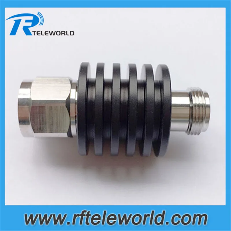 Frete Grátis n Macho para Fêmea Dc-3ghz 1db, 3db. 6db. 10db. 15db. 20db. 30db, 40db 5w rf Coaxial Atenuador Fixo 7 Cheap Conectores