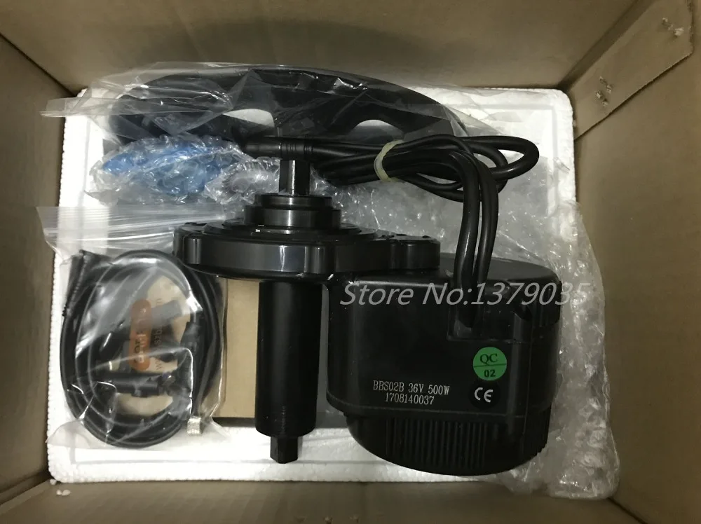 Bafang 36V 500W BBS02 BBS02B Средний диск e велосипед мотор для переделки электрического