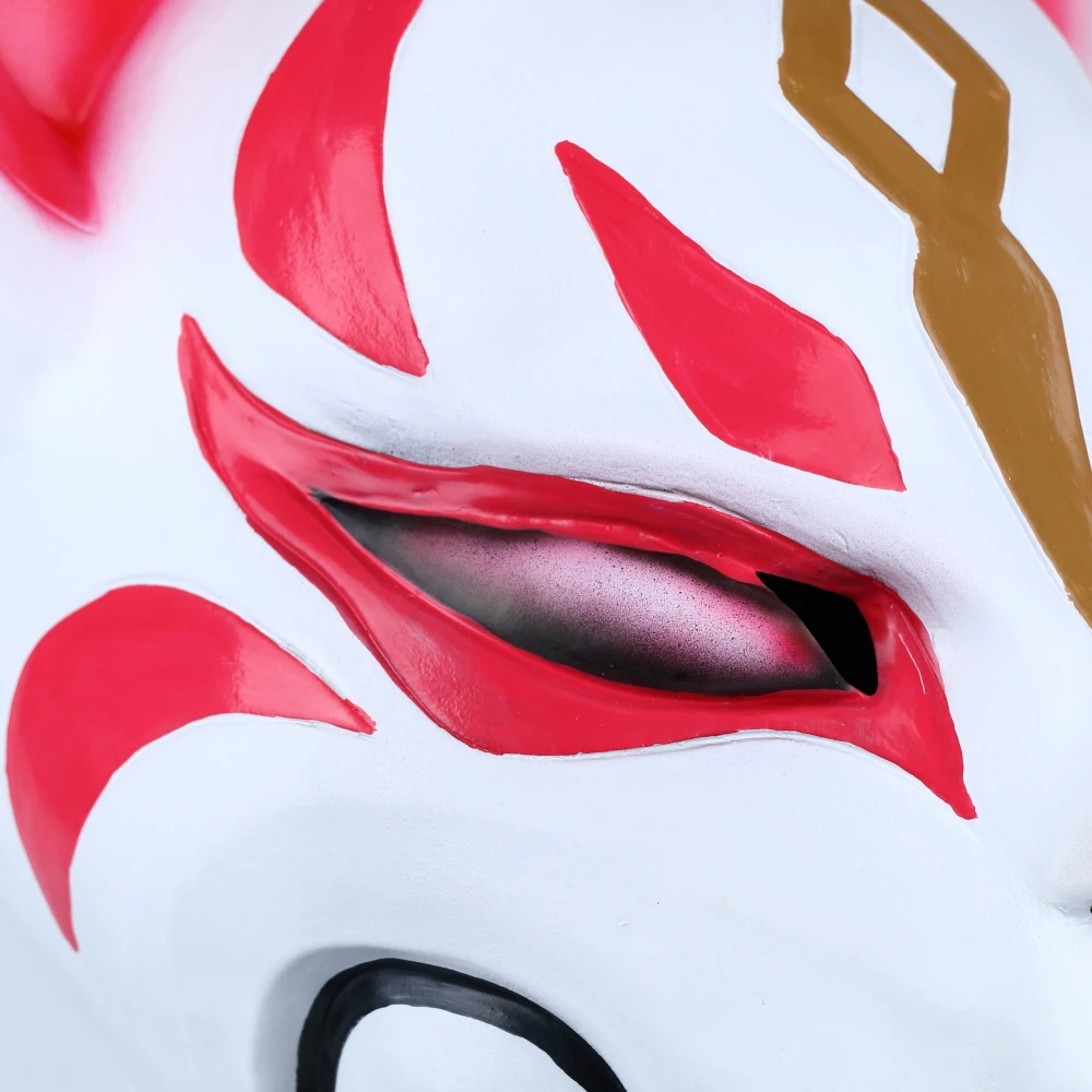 2018 Gioco Drift Cosplay Viso Maschera di Volpe kitsune Animale Testa Completa Per Adulti di Travestimento Unisex Casco Puntelli (9)