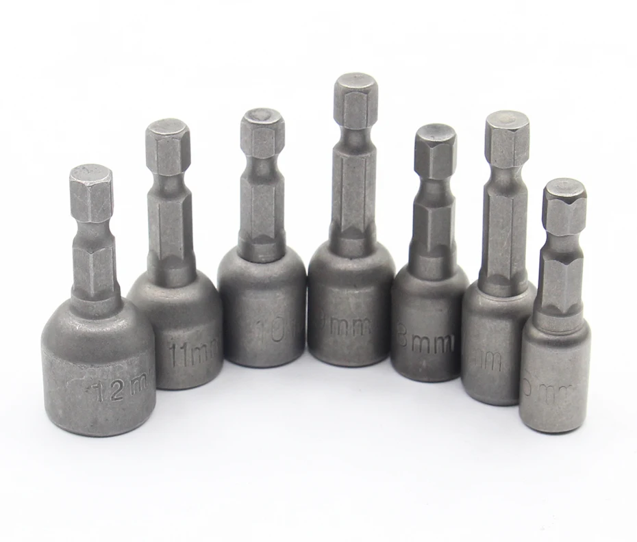 1Pc-Professional-Magnetic-Nut-Driver-Set-Metric-Socket-1-4-Hex-Power-Drill-Bits-6mm-12mm