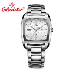 Gladster Японии Miyota 9T13 модные женские туфли часы сапфировое стекло женские кварцевые дропшиппинг бизнес женские наручные часы