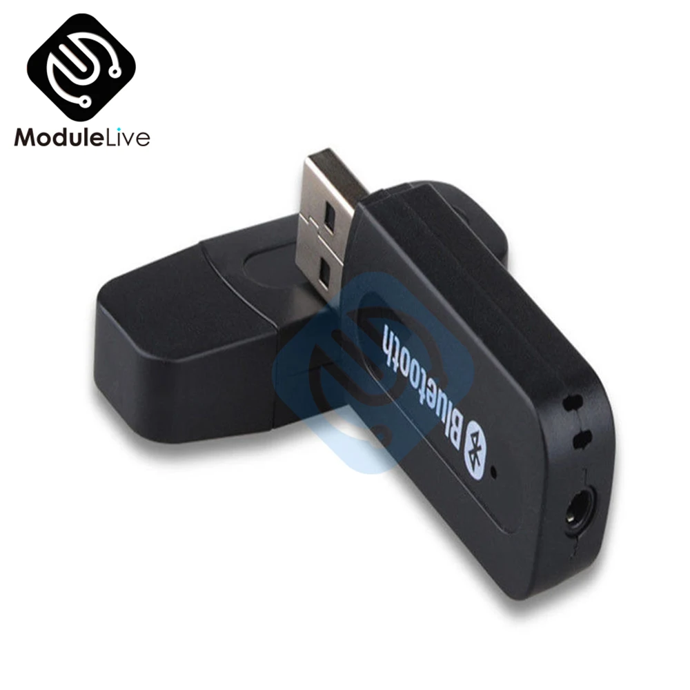 USB автомобильный Bluetooth Aux аудио ресивер адаптер 3 5 мм с одним выходом музыкальный