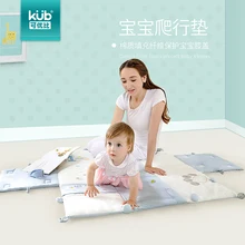 Хлопковая ткань, дышащая, приятная на ощупь детская кроватка, многофункциональная, складная, переносная, для путешествий, для детей от 0 до 4 лет, универсальная детская кровать