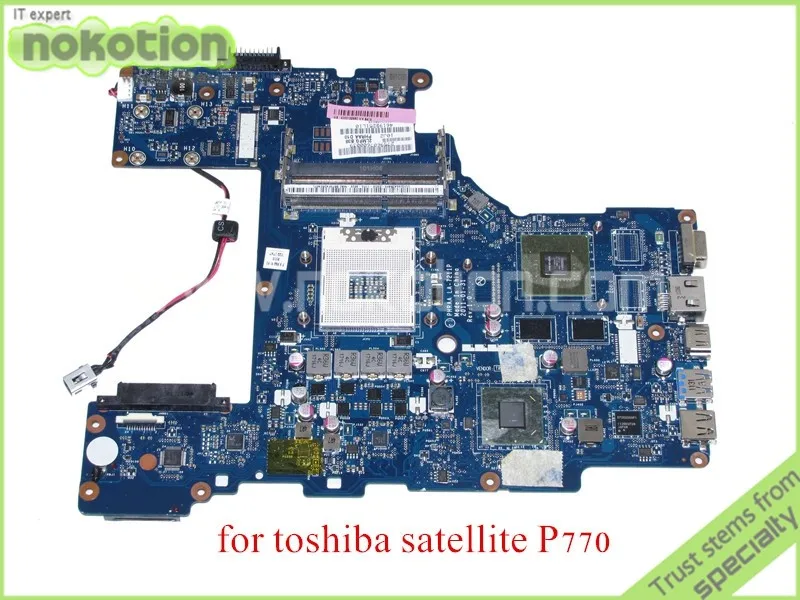 Основная плата для Toshiba Satellite P770 P775 материнская плата phraa LA-7211P K000122880 материнская плата HM65 DDR3 GT540M 1 Гб