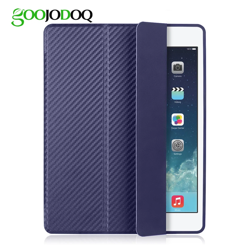 

GOOJODOQ Cover for iPad Mini 4 Case Silicone Soft Back for Apple iPad Mini Case 7.9 inch Carbon Fiber Shockproof Auto Sleep/Wake