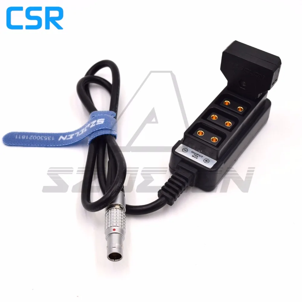 

ARRI AMIRA/XT camera LEMO 0B 2pin 12v power out to 4 D-tap splitter Cable, D-tap fourway splitter