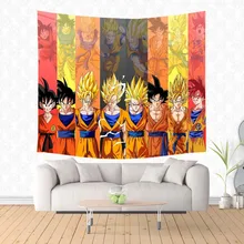 Dragon Ball полиэстер настенный гобелен пледы постельное покрывало, пляжное полотенце простыня Йога коврик скатерть