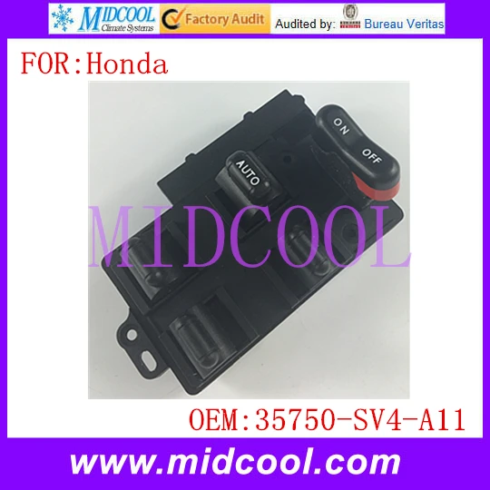 

New Master Window Switch use OE NO. 35750-SV4-A11 / 35750SV4A11