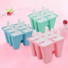 4/6 силиконовые замороженный кубик льда формы для кухни DIY Форма для изготовления мороженого дома Multiuse Popsicle леденец плесень кубик льда лоток