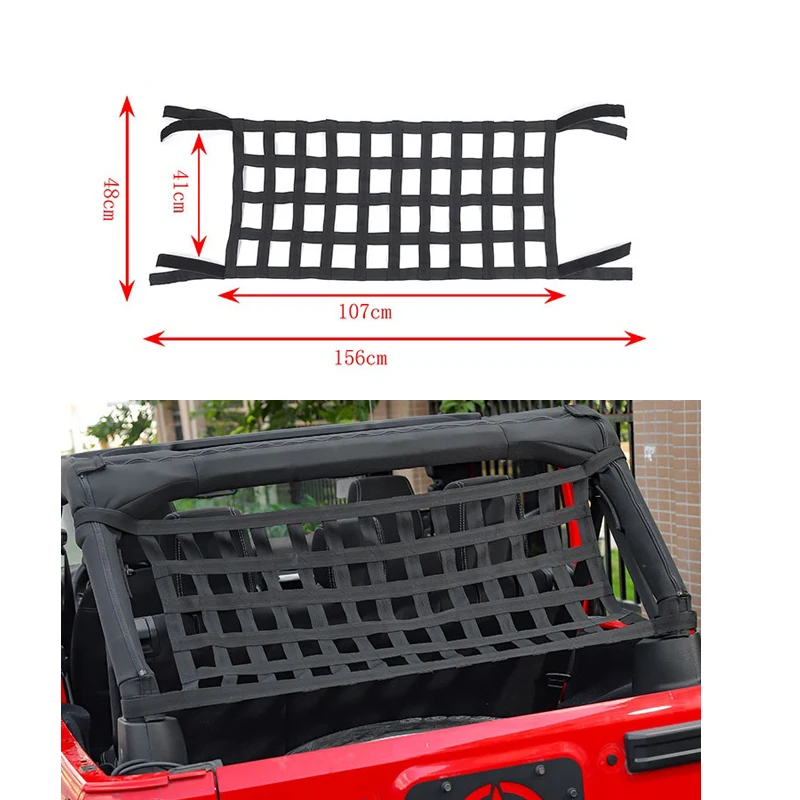 1 шт Автомобиль Многофункциональный сетчатый карман штора-экран гамак Топ мягкая обложка Rest кровать-гамак для Jeep Wrangler JK 07- 18
