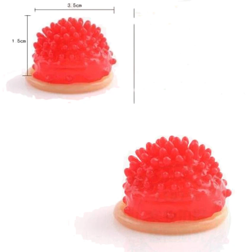 Sex Toys 10pcs Clitoral Massage Sleeve Dotted Delay Condom