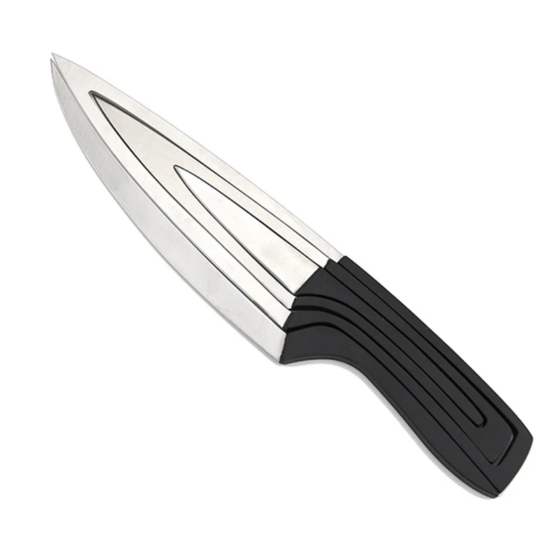  4 Pcs/Set Hot New Stainless Steel Cutter Set Slicing Steak Utility Kitchen Cleaver Knives Cooking H - 33062506251