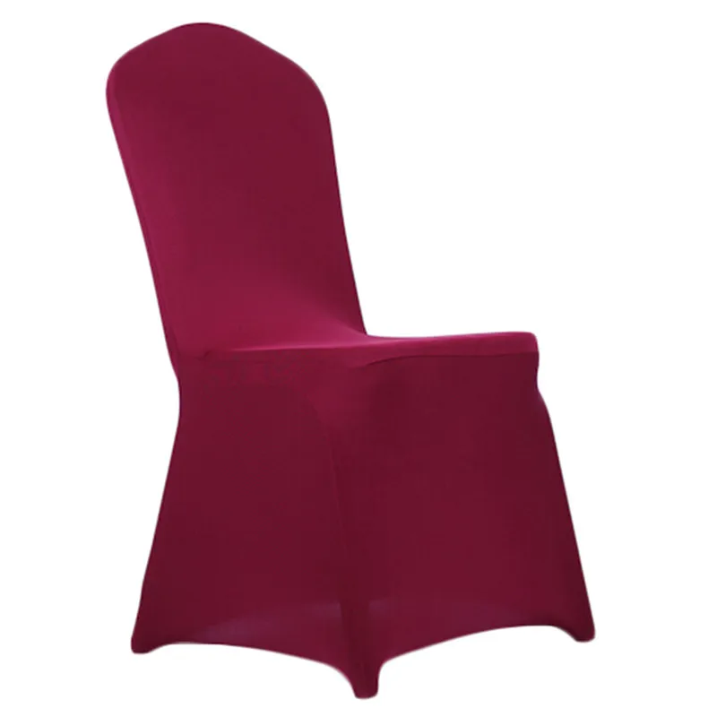 Chair Cover Home Decoration Solid Colors Polyester Spandex Dining Chair