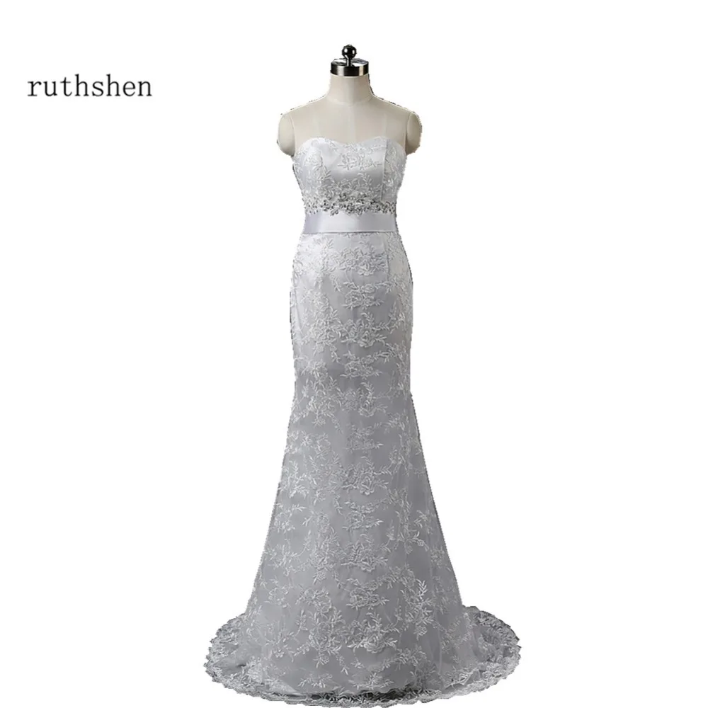 

2018 New Real Sample Cheap Wedding Dresses Under 100 White Lace Mermaid Sequin Beaded Vestido De Boda In Stock Sexy Robe Mariage