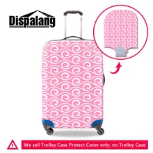 Dispalang stilvolle blume drucke gepäck schutzhülle abdeckungen damenmode wasserdichte elastische staub regen trolley koffer abdeckung