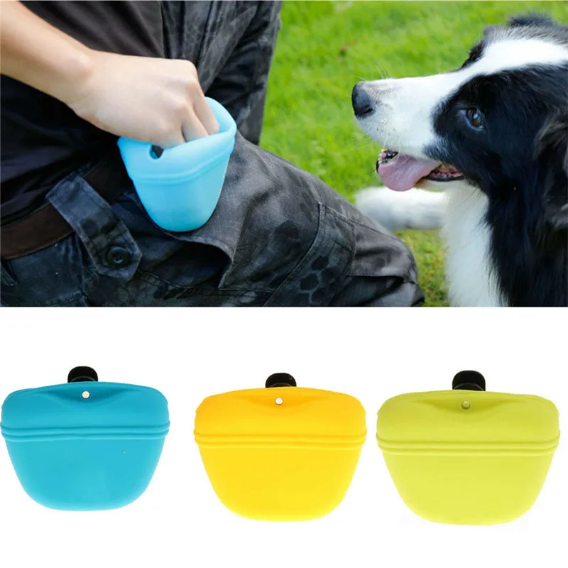 

Pet Dog Training Treat Bag Training Puppy Walking Pouch Clip Waist Belt Side