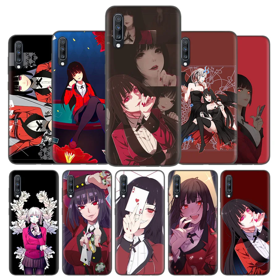 

Silicone Case Cover For Samsung Galaxy A50 A80 A70 A60 A40 A30 A20 A20e A10 A9 A8 A7 A6 Plus 2018 Note 10 9 8 Anime Kakegurui