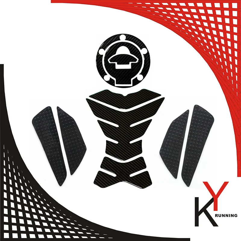 

k-sharp Carbon 3D ADESIVI MOTO Sticker Decal Emblem Protection Tank Pad Gas Cap Fit YAMAHA R15 R25 R3 MT-25 MT-03 9 choose