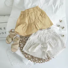 Новое поступление, шорты для маленьких девочек хлопковые детские шорты для девочек Одежда для маленьких девочек летние шорты для малышей