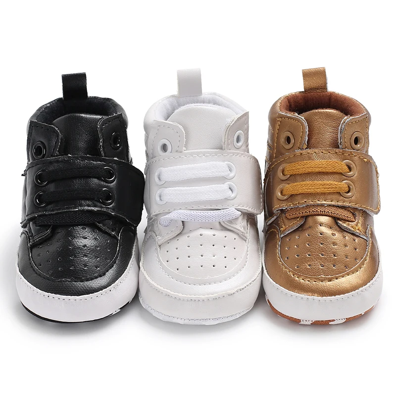 Г. Обувь для малышей от 0 до 18 месяцев ботильоны из искусственной кожи для мальчиков и девочек обувь для кроватки нескользящая Мягкая Повседневная модная обувь с завязками, прекрасный кроссовок