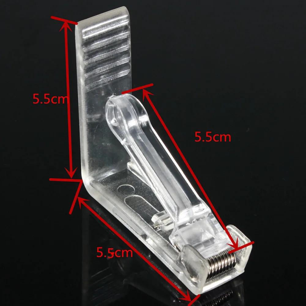 Практичный 4 шт./пакет ясно Пластик прозрачный скатерти для стола полезные зажимы держателя тканевые зажимы вечерние пикник для свадьбы или выпускного бала