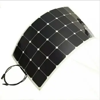

The new design100 Watt 18 Volt Monocrystalline Sunpower Semi Flexible Solar Panel Bendable folding Solar panel