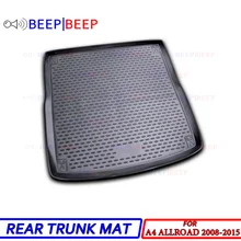Для Audi A4 Allroad 2008- коврик для багажника автомобиля задний внутренний сетка для предметов лоток на коврике арабских цифр стайлинга автомобилей украшения аксессуары для интерьера