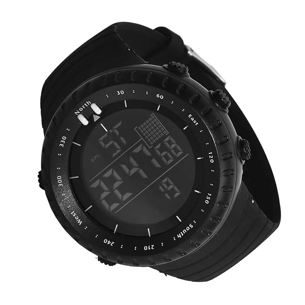 Watch Fashion Trend Men And Women Couples Led Dual Display Sports Outdoor Multi-function Electronic Watch Dropshipping