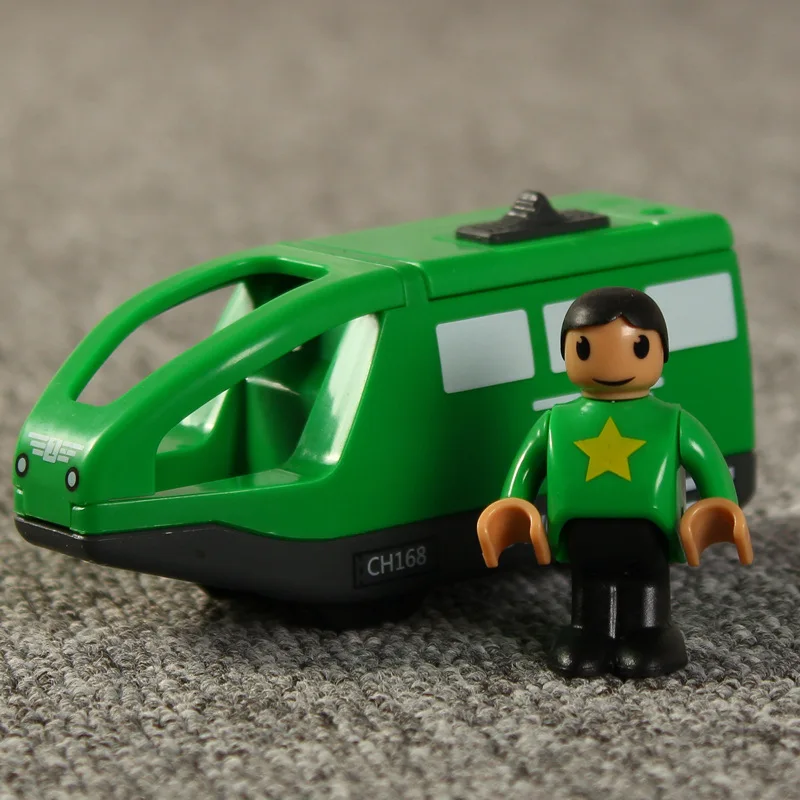 Детские игрушки Электрический поезд Магнитный трек поезд Игрушка совместима с фирменной дорожкой деревянная дорожка Brio развивающая игрушка трек