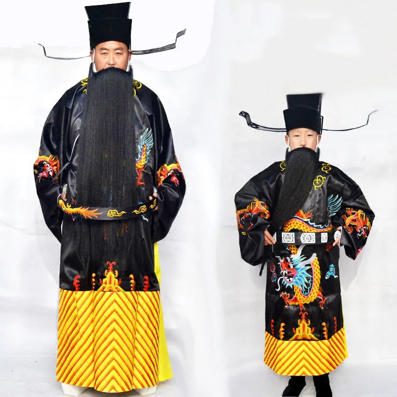 

Chinese Traditional Peking Opera costume ancient minister outfit Oriental art performance wear Stage Clothing Hanfu male