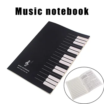

New Music Notebook Tab Staff Stave Notes Five Lines Portable Durable Practice Book XD88