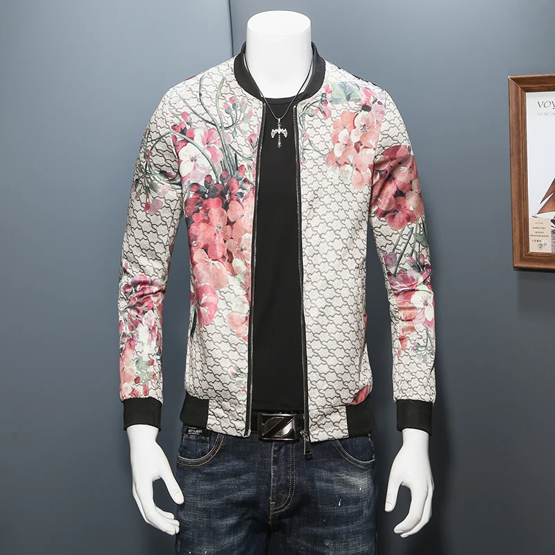Designer floral bomber jacket Clearance