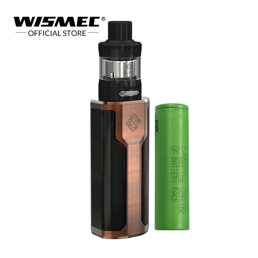[Official Store]Original Wismec SINUOUS P80 Kit with Elabo Mini Tank 2ML 80W Mod Box With 18650 battery Electronic cigarette kit
