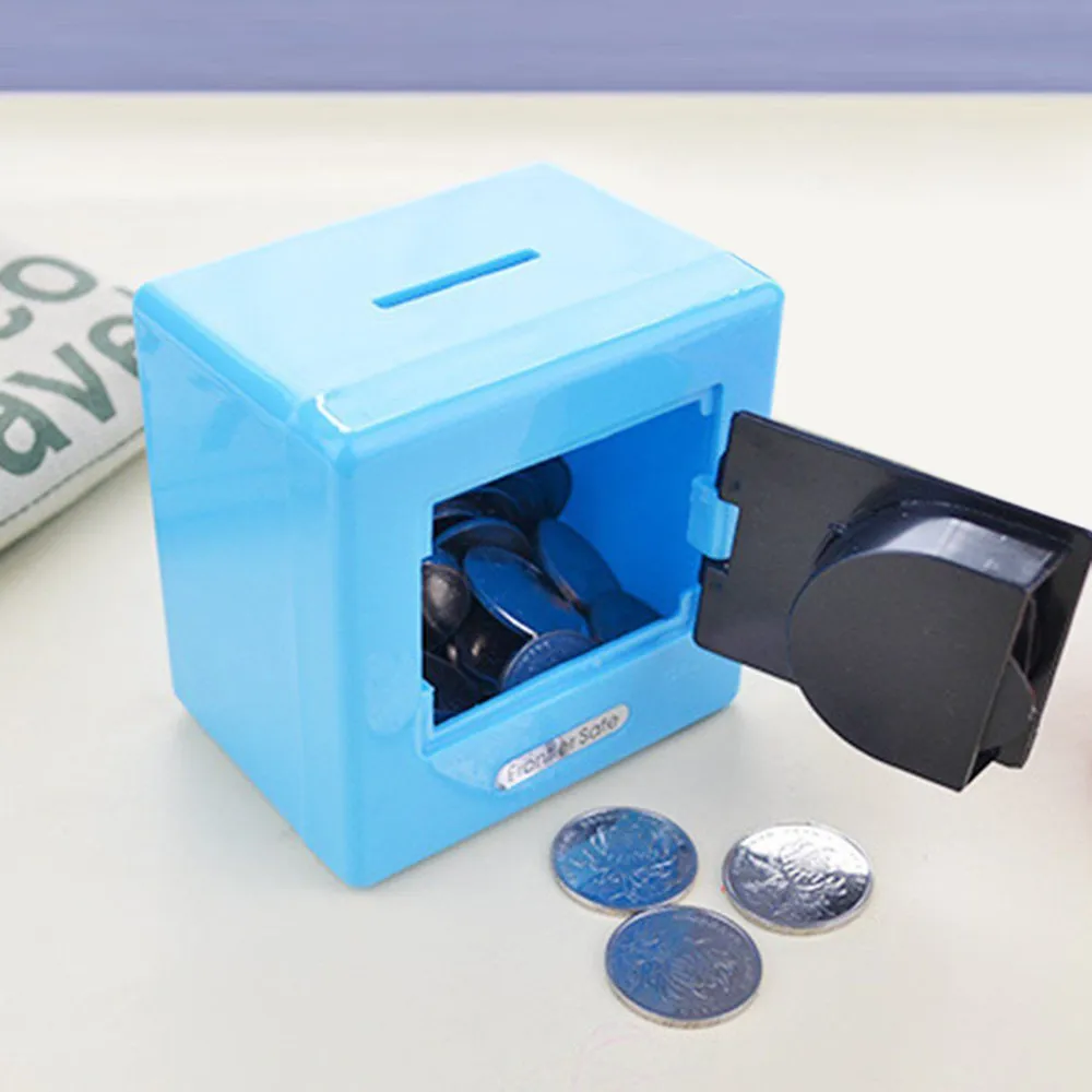 

Password Piggy Bank Password Safe Deposit Box Combination Lock Money Coin Saving Storage Box Code Cash Safe Case #T