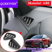 QCBXYYXH стайлинга автомобилей 2 шт. внутренняя приборной панели Frame блесток украшения наклейки Авто подкладке рамка подходит для hyundai Kona Энсино