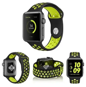 

DHL 50pcs NK Silicone Sport Band for Apple Watch Replacement Watch Strap for Apple Watch Bands Series 3 2 1