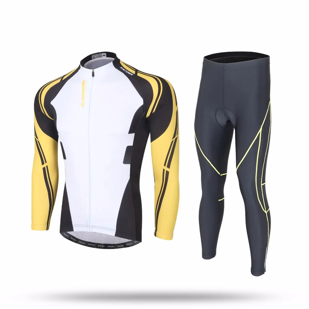 

XINTOWN Cycling Sets Long Sleeve Breathable Jersey Clothes Bicicleta Mountain Bike Ropa Ciclismo Bicycle Set Long Sleeve FENGSUH