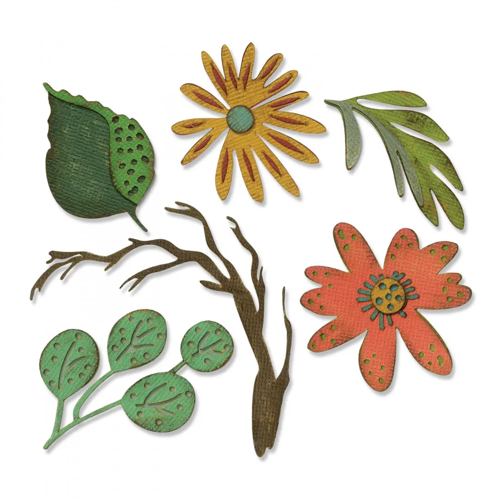 

Beauty Flower And Leaves Metal Cutting Dies DIY Handmade Card Album Photo Decorative Scrapbooking Template Embossing Stencil