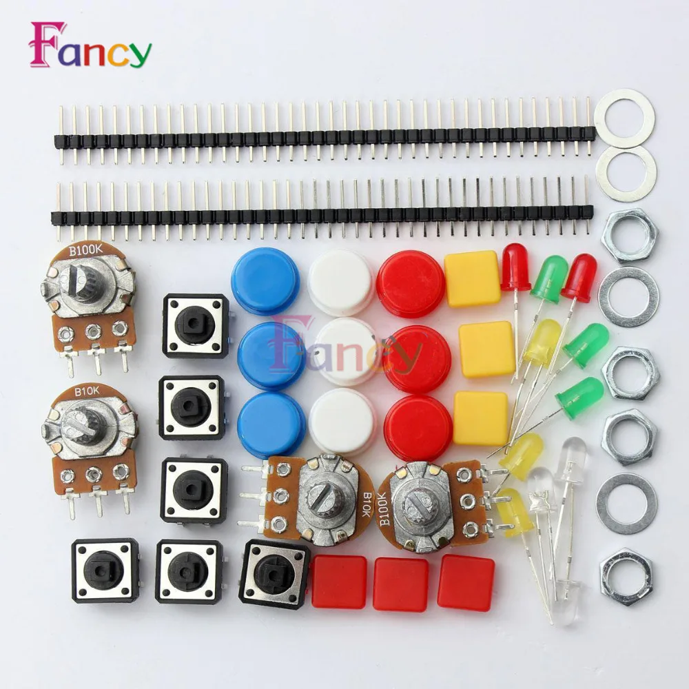 Electronics Components Bundle Electronic Parts Pack Starter Kit For