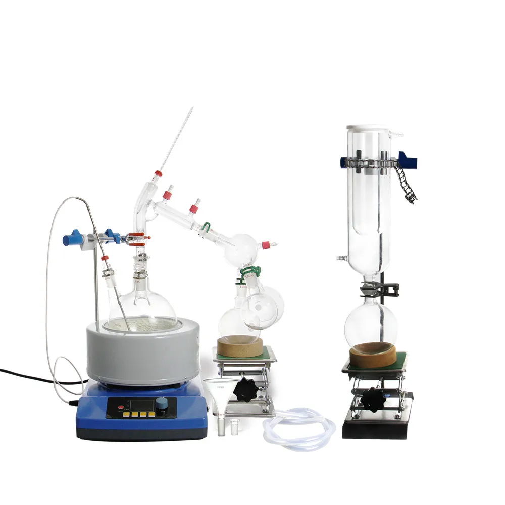 

2L Short Path Kit with Magnetic Stirring Heating Mantle & Cold Trap