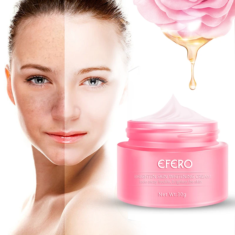 efero Face Cream Whitening Skin Repair Freckles Cream Remove Dark Spots Acne Melanin Remover Brightening Face Cream Moisturizing