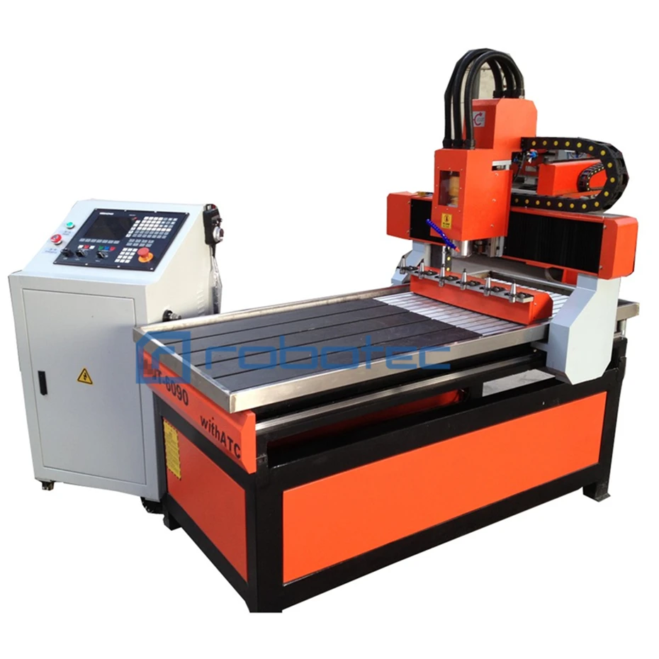 Высокая точность 6090 cnc для алюминия 2.2KW cnc маршрутизатор машина с смены инструмента металлический Фрезер для продажи